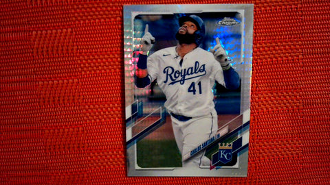 2021 Topps Chrome #207 Carlos Santana Prism Refractor Default Title
