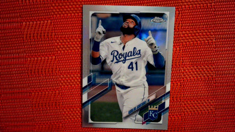 2021 Topps Chrome #207 Carlos Santana Refractor Default Title