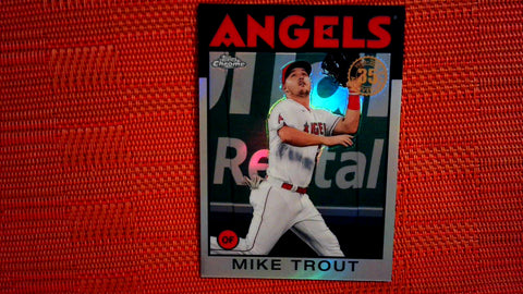 2021 Topps Chrome #86BC-2 Mike Trout 1986 Topps Baseball Set Default Title