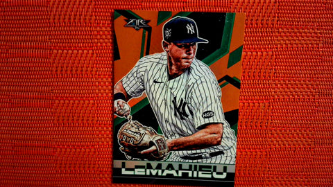 2021 Topps Fire  #165 DJ LeMahieu Orange /299 Default Title