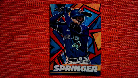 2021 Topps Fire Flame Foil #186 George Springer Default Title