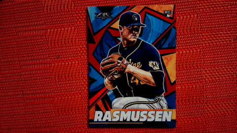 2021 Topps Fire Flame Foil #76 Drew Rasmussen- Rookie Default Title