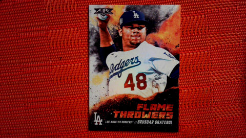 2021 Topps Fire Flame Foil Throwers #Ft-15 Brusdar Graterol Default Title