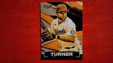 2021 Topps Fire Gold Minted #127 Trea Turner Default Title