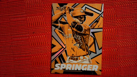 2021 Topps Fire Gold Minted #186 George Springer Default Title