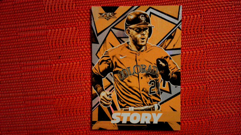 2021 Topps Fire Gold Minted #39 Trevor Story Default Title