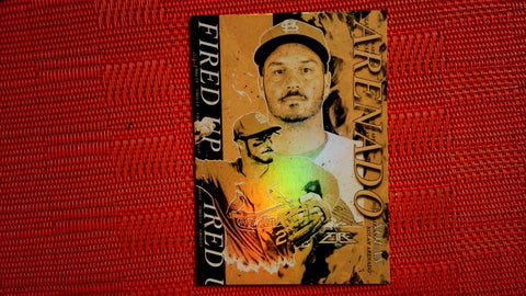 2021 Topps Fire Gold Minted Fired Up #FIU-13 Nolan Arenado Default Title