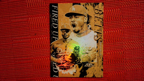 2021 Topps Fire Gold Minted Fired Up #FIU-5 Mookie Betts Default Title