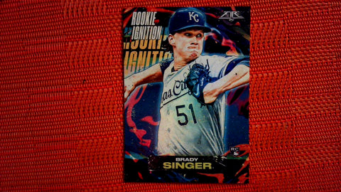 2021 Topps Fire Rookie Ignition #RI-16 Brady Singer- Rookie Default Title