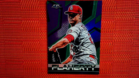 2021 Topps Fire #196 Jack Flaherty Purple /99 Default Title
