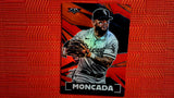 2021 Topps Fire #31 Yoan Moncada Orange /299 Default Title