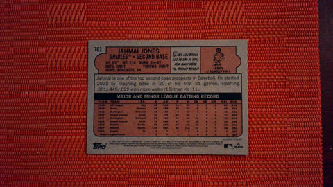 2021 Topps Heritage High Number #702 Jahmai Jones SP Rookie Baseball Default Title