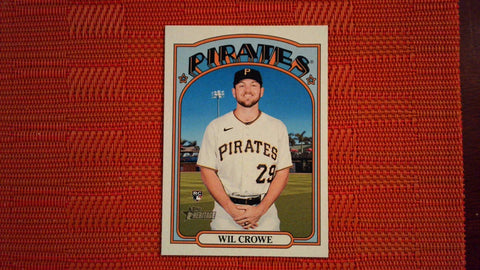 2021 Topps Heritage High Number #705 Wil Crowe SP Rookie Baseball Default Title