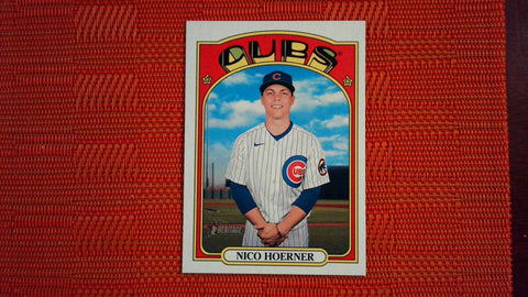 2021 Topps Heritage High Number #707 Nico Hoerner SP Baseball Default Title