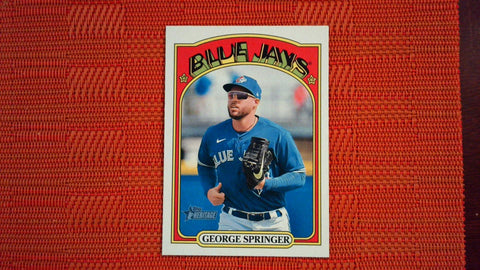 2021 Topps Heritage High Number #716 George Springer SP Baseball Default Title