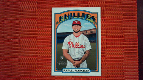 2021 Topps Heritage High Number #718 Rafael Marchan SP Rookie Baseball Default Title