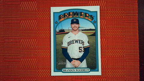 2021 Topps Heritage High Number #723 Brandon Woodruff SP Baseball Default Title