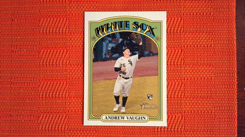 2021 Topps Heritage High Number Action Image #624 Andrew Vaughn Baseball Default Title