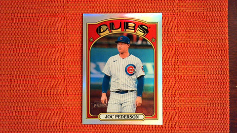 2021 Topps Heritage High Number Base Refractor /572 #576 Joc Pederson Baseball Default Title