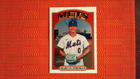 2021 Topps Heritage High Number Chrome /999 #579 Marcus Stroman Baseball Default Title