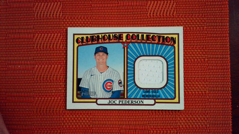 2021 Topps Heritage High Number Clubhouse Collection Relic #CC-JP Joc Pederson Baseball Default Title