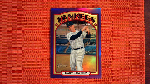 2021 Topps Heritage High Number Hot Box Refractor #587 Gary Sanchez Baseball Default Title