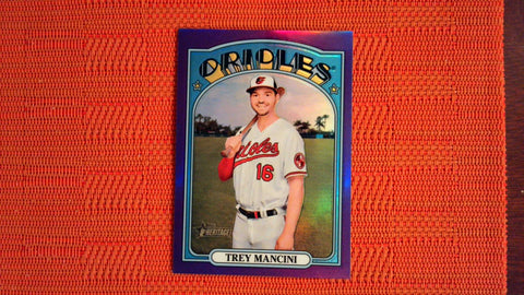 2021 Topps Heritage High Number Hot Box Refractor #655 Trey Mancini Baseball Default Title