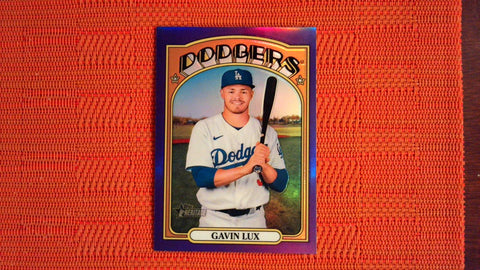 2021 Topps Heritage High Number Hot Box Refractor #679 Gavin Lux Rookie Baseball Default Title