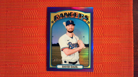 2021 Topps Heritage High Number Hot Box Refractor #710 David Dahl SP Baseball Default Title