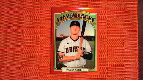 2021 Topps Heritage High Number Red Bordered /372 #570 Pavin Smith Rookie Baseball Default Title