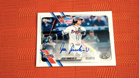 2021 Topps Pro Debut Auto #PD-131 Jeese Franklin  Baseball Default Title