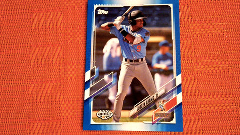 2021 Topps Pro Debut Blue #PD-71 Jordyn Adams 22/150 Baseball Default Title