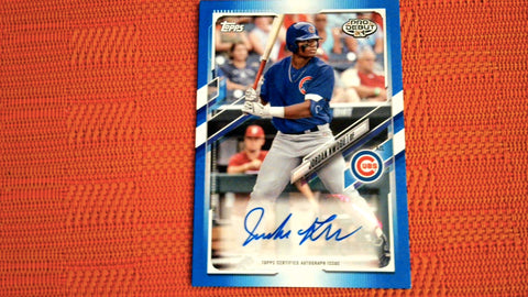 2021 Topps Pro Debut Blue Auto #PD-128 Jordan Nwogu 54/150 Baseball Default Title