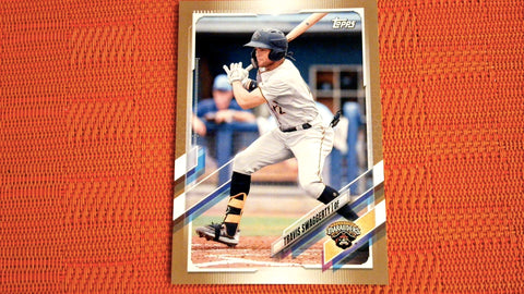 2021 Topps Pro Debut Gold #PD-150 Travus Swaggerty 11/50 Baseball Default Title