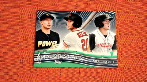 2021 Topps Pro Debut Major Scale Green #MS-5 Jarred Kelenic 55/99 Baseball Default Title