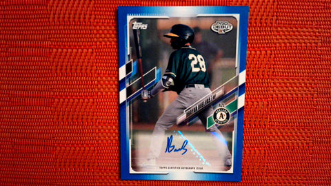 2021 Topps Pro Debut #PD-59 Brayan Buelvas Auto Blue /150 Default Title