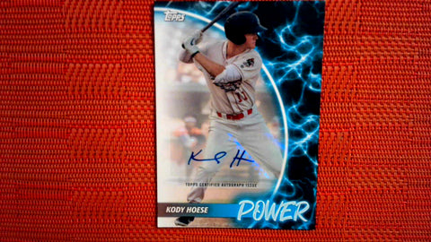 2021 Topps Pro Debut #TC-6  Kody Hoese (The Cogeneration Auto) EBAY 1/1 1/50 Default Title