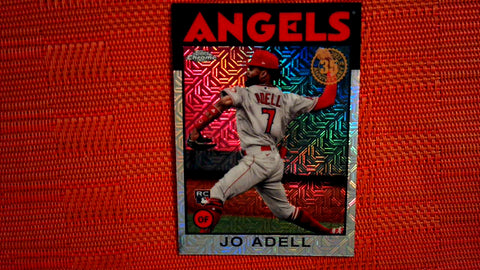 2021 Topps Series 2 #86TC-96 Jo Adell 1986 Topps Baseball Set Mojo Refractor Rookie Default Title