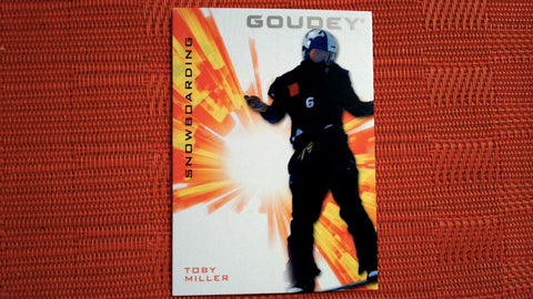 2021 Upper Deck Goodwin Champions Insert #G43 Toby Miller Goudey Celebrity Default Title