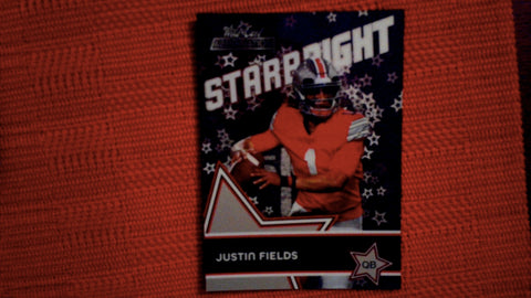 2021 Wild Card Alumination StarBright #SB-3 Justin Fields Football Default Title