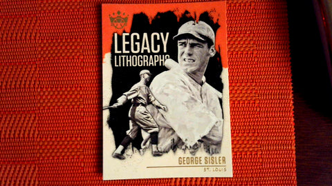 2021 Panini Diamond Kings: #15 George Sisler - St. Louis Browns (Legacy Lithographs Set) Default Title