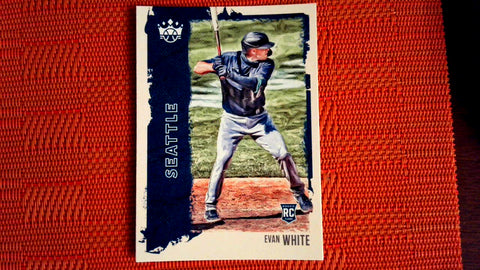 2021 Panini Diamond Kings: #152 Evan White - Seattle Mariners (SP) Default Title