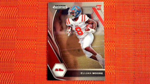 2021 Panini Prizm Draft Picks Football: #124 Elijah Moore - Ole Miss Rebels/New York Jets (Base) Default Title