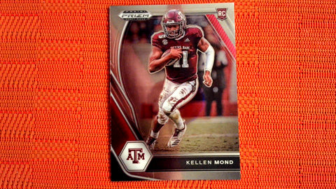 2021 Panini Prizm Draft Picks Football: #132 Kellen Mond - Texas A&M Aggies/Minnesota Vikings (Base) Default Title
