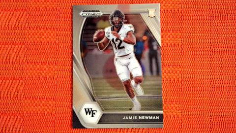 2021 Panini Prizm Draft Picks Football: #135 Jamie Newman - Wake Forest Demon Deacons/ (Base) Default Title