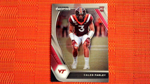 2021 Panini Prizm Draft Picks Football: #138 Caleb Farley - Virginia Tech Hokies/Tennesee Titans (Base) Default Title