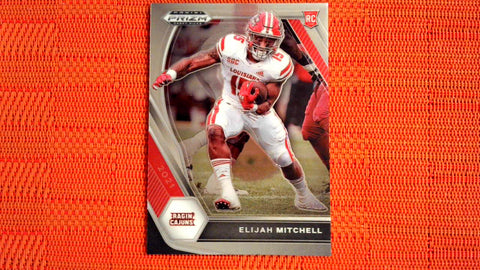 2021 Panini Prizm Draft Picks Football: #156 Elijah Mitchell - Louisiana Ragin' Cajuns/San Francisco 49ers (Base) Default Title