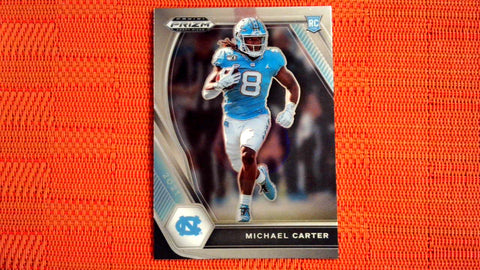 2021 Panini Prizm Draft Picks Football: #158 Michael Carter - North Carolina Tar Heels/New York Jets (Base) Default Title