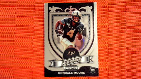 2021 Panini Prizm Draft Picks Football: #171 Rondale Moore - Purdue Boilermakers/Arizona Cardinals (Crusade) Default Title