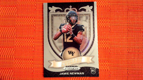 2021 Panini Prizm Draft Picks Football: #174 Jamie Newman - Wake Forest Demon Deacons/ (Crusade) Default Title